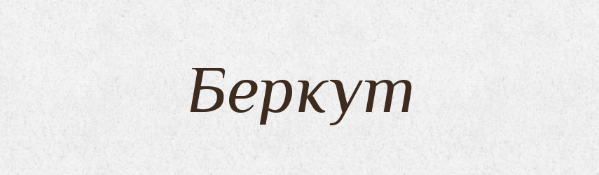 Беркут — Рідні імена. Слов'янський іменослов
