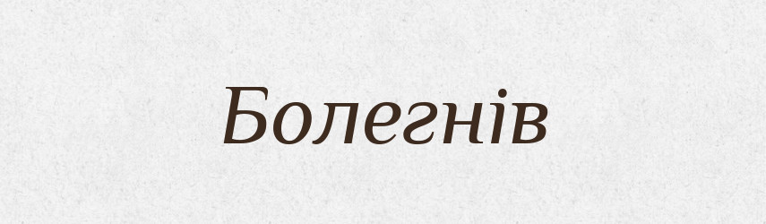 Болегнів — Рідні імена. Слов'янський іменослов