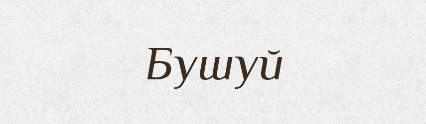 Бушуй — Рідні імена. Слов'янський іменослов
