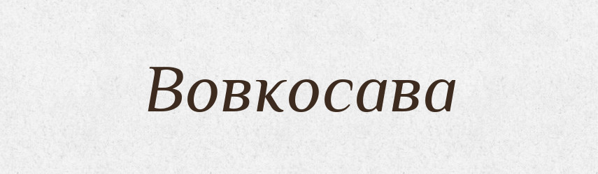 Вовкосава — Рідні імена. Слов'янський іменослов