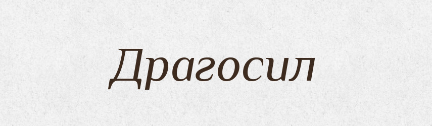Драгосил — Рідні імена. Слов'янський іменослов