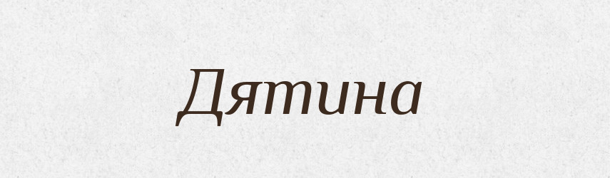 Дятина — Рідні імена. Слов'янський іменослов