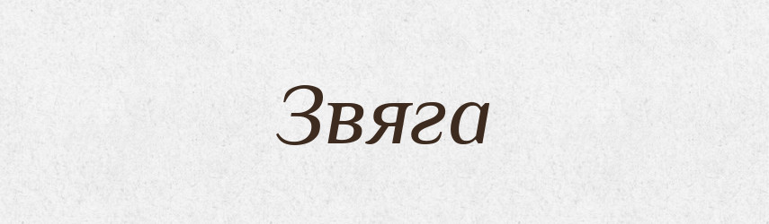 Звяга — Рідні імена. Слов'янський іменослов