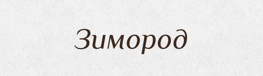 Зимород — Рідні імена. Слов'янський іменослов