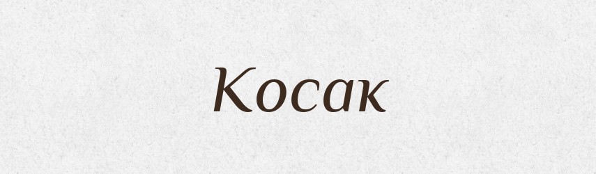 Косак — Рідні імена. Слов'янський іменослов