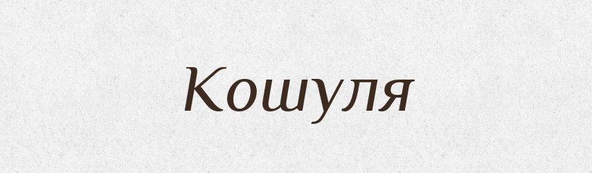 Кошуля — Рідні імена. Слов'янський іменослов