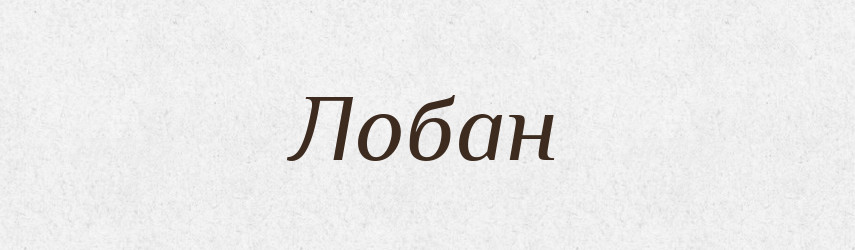 Лобан — Рідні імена. Слов'янський іменослов