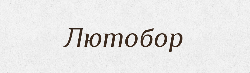 Лютобор — Рідні імена. Слов'янський іменослов