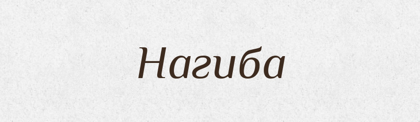 Нагиба — Рідні імена. Слов'янський іменослов