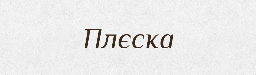 Плєска — Рідні імена. Слов'янський іменослов