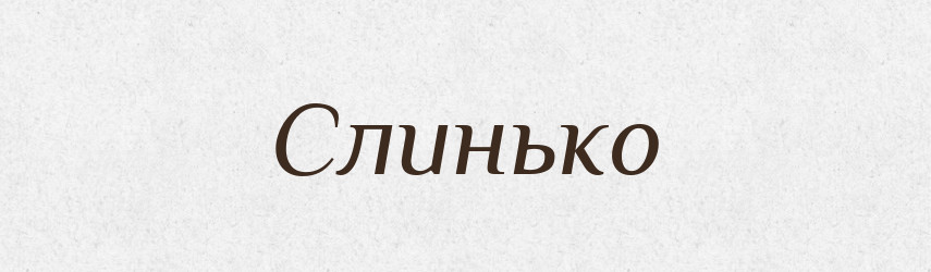 Слинько — Рідні імена. Слов'янський іменослов
