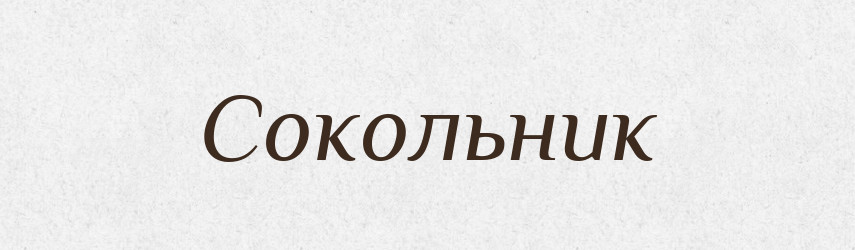 Сокольник — Рідні імена. Слов'янський іменослов