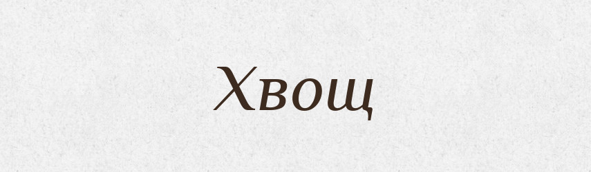 Хвощ — Рідні імена. Слов'янський іменослов